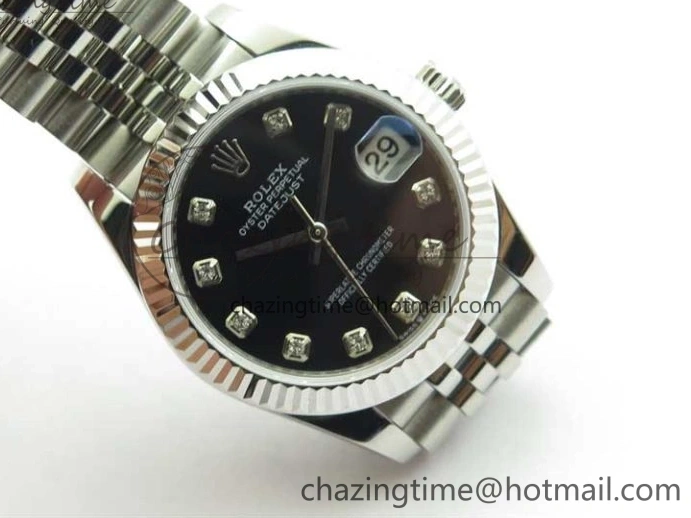 Bracelet Dial Black BP Edition Crystal on Maker Jubilee 31mm 278271 Datejust SS Best 0202